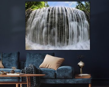 Waterval met groothoeklens van Christian Mueller