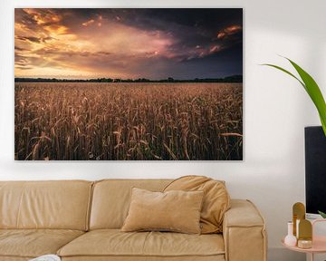 Storm clouds over the field by Skyze Photography by André Stein