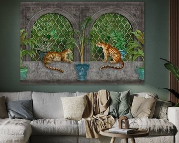 Leoparden Im Tropenpalast von Andrea Haase