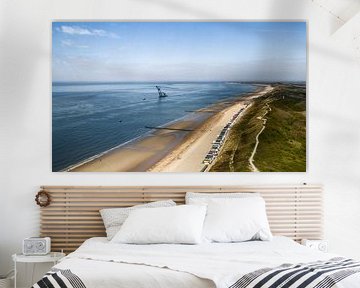 Overview of the beach at Dishoek by Percy's fotografie