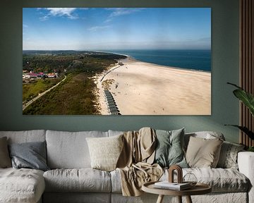 Het strand van Vrouwenpolder in de lente 2