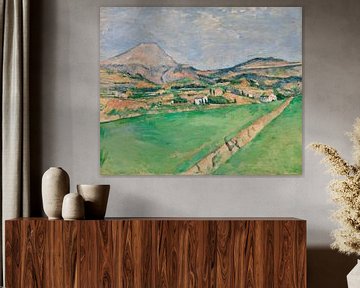 Cézanne, Vers la Montagne Sainte-Victoire (ca. 1878–1879) sur Atelier Liesjes