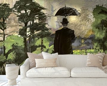 Regenschirm-Mann von Gisela- Art for You