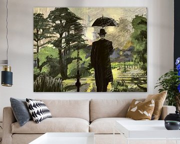 Umbrella Man van Gisela- Art for You