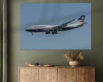 100 jaar British Airways: Boeing 747 in Landor livery. van Jaap van den Berg