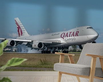 Boeing 747-8 Cargo van Qatar Airways. van Jaap van den Berg