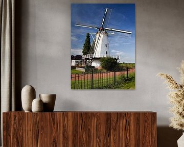 Molen Olle Widde, Ten Post, Groningen van Gerard Burgstede