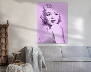 Marilyn  Monroe in Pastel van Brian Morgan