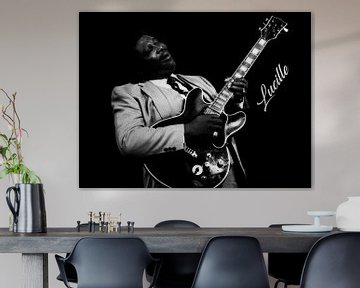 BB King Bewerking van Brian Morgan