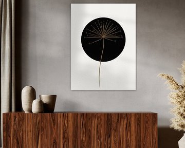 Berenklauw - Moderne Kunst - Black and Gold van Studio Malabar