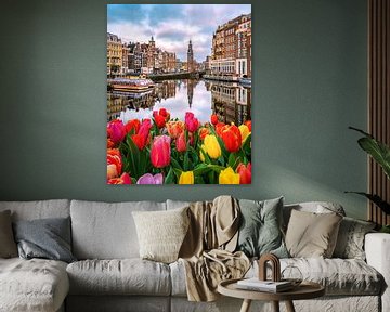 Tulpenmania in Amsterdam van Bas Banga