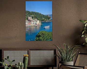 Portofino aan de Italiaanse Riviera van Peter Eckert