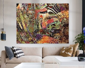 Jardin de fleurs sur Gisela- Art for You