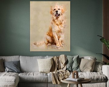 Golden Retriever by Pictura Designs