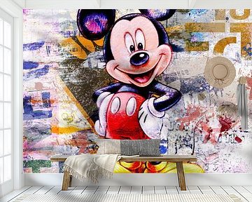 Mickey Street Art von Rene Ladenius Digital Art