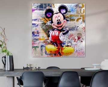 Mickey Street Art von Rene Ladenius Digital Art