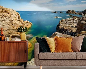 Grillige rotskust in Bretagne