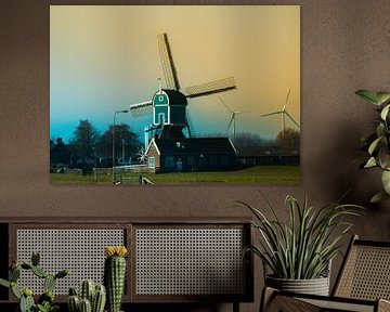 Holländische Windmühle von Pix-Art By Naomi.k