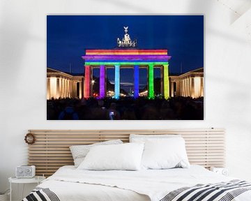 Brandenburger Tor Berlijn in speciale verlichting van Frank Herrmann