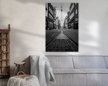 Leidsestraat (2 zwart-wit) van By Odessa DC