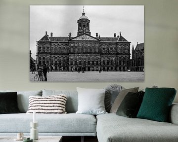 Koninklijk Paleis Amsterdam (zwart-wit) van By Odessa DC