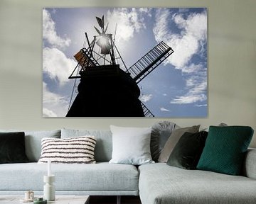 Windmühle im Sonnenlicht von Christoph Schaible