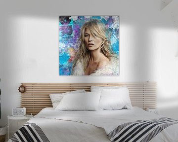 Kate Moss von Rene Ladenius Digital Art