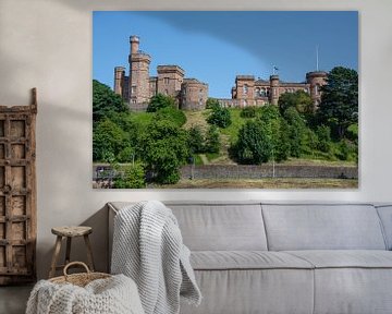 Inverness Castle in Schotland van Arja Schrijver Fotografie