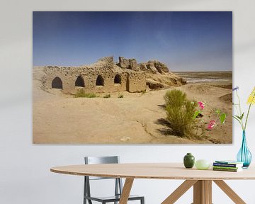 Toprak-Kala een oud fort in Oezbekistan van Yvonne Smits