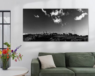 San Gimignano zwart-wit van Denis Feiner