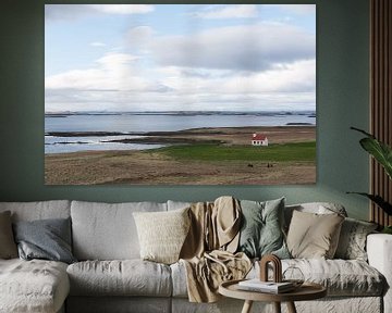 Petite église en Islande sur Ooks Doggenaar