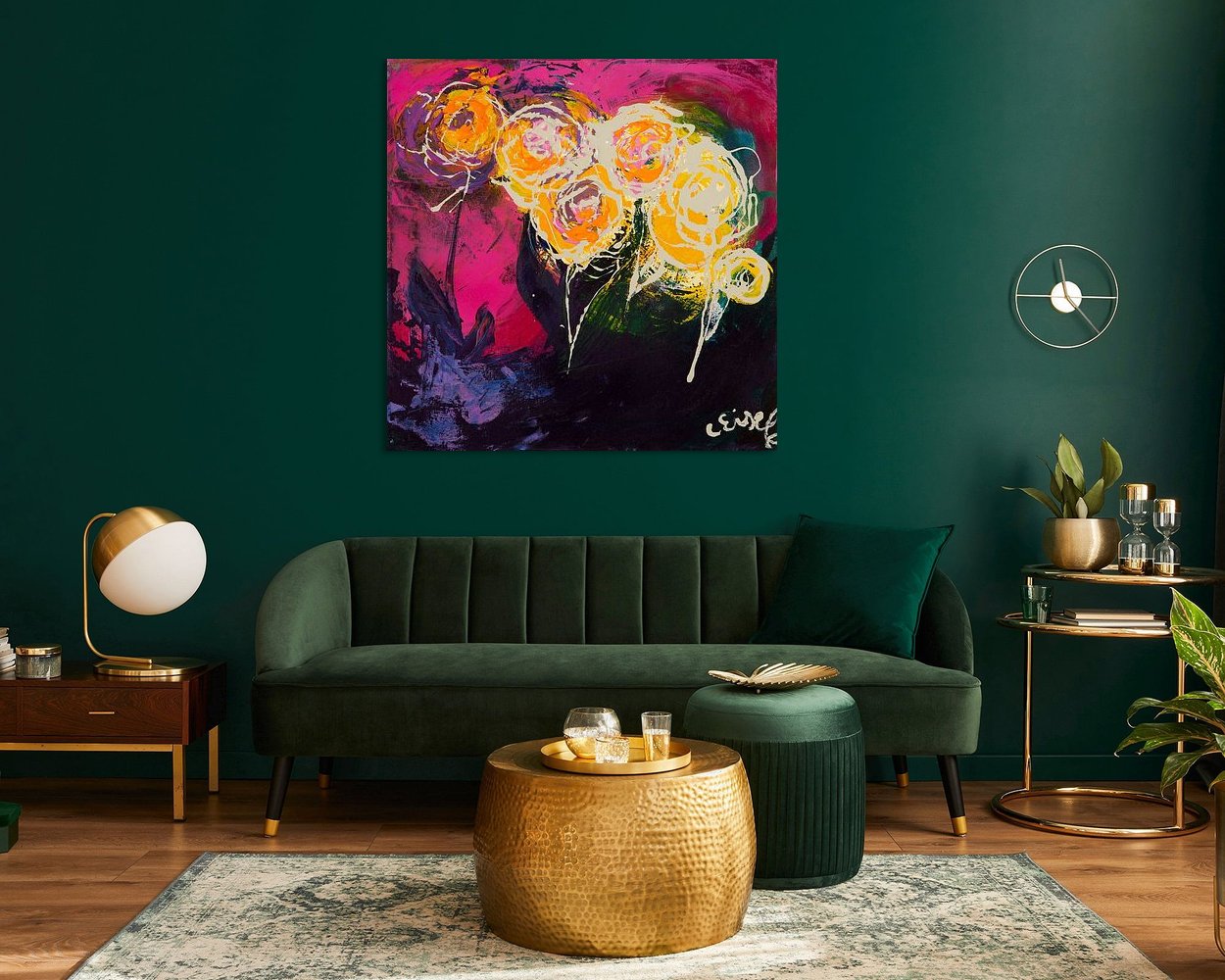 Example of the artwork in a room