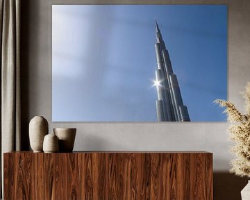 Een zonnige dag in Dubai bij de Burj Khalifa van MPfoto71