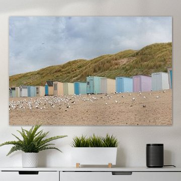 Strandhäuschen auf Texel