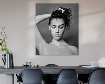 Portret foto van een mooie vrouw van Photostudioholland