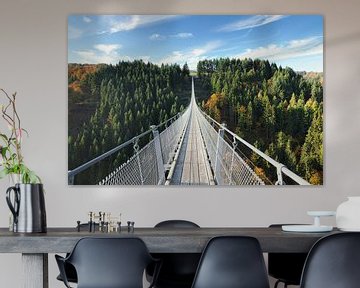 Hängeseilbrücke Geierlay auf dem Hunsrück in Rheinland-Pfalz von Markus Lange