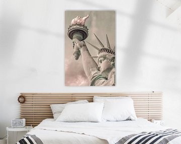 NEW YORK CITY Statue de la Liberté | style vintage urbain sur Melanie Viola