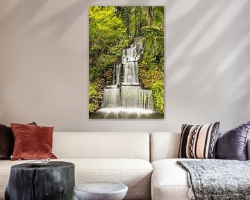 Waterval in Nieuw-Zeeland van Markus Lange