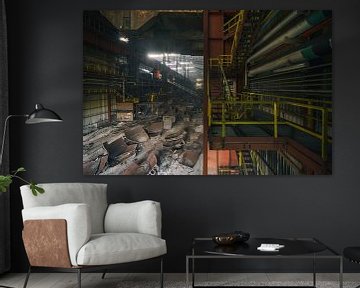 Grote verlaten staalfabriek | Urbex fotografie