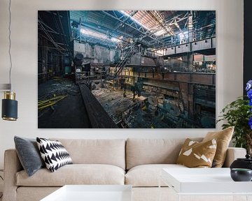 Industrielle Wanddekoration | Urbex Fotografie von Steven Dijkshoorn