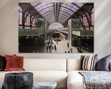 Central Station Antwerp Belgium. by Don Fonzarelli