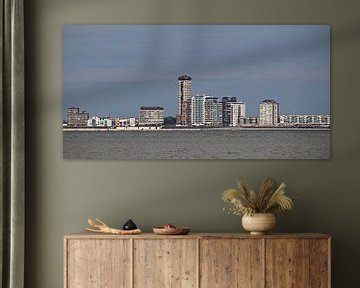 skyline Vlissingen - dag von Yvonne Blokland