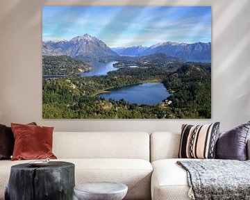 View of the lake district of Bariloche by Antwan Janssen