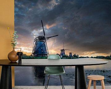 Molens van Kinderdijk, Nederland van Dennis Donders