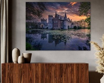 Kasteel Stapelen in de stad Boxtel, Nederland van Dennis Donders