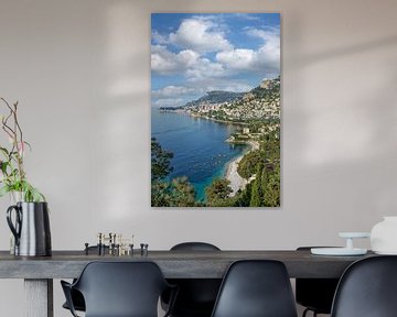 Uitzicht op Monaco van Peter Eckert