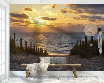Strand, zee en zon van Dirk van Egmond