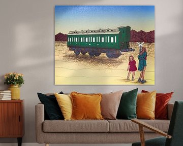 Train Desert Children by Helmut Böhm