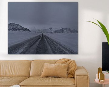 Road trip door de winter IJsland van Timon Schneider