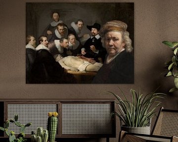 Rembrandt bezoekt de anatomische les van Eigenwijze Fotografie